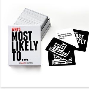 Who’s Most Likely To… a party game  - opened never used
